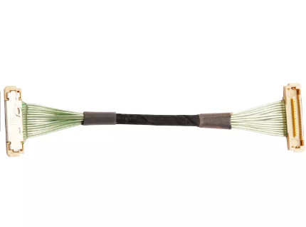 42 awg LVDS 배선 장비 0.4 밀리미터 20.3 밀리미터 케이블 51 핀 EDP