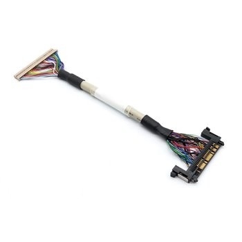 로보틱스 LVDS 배선 장비 0.8 밀리미터 작은 동축 차폐 전기 케이블 조립체