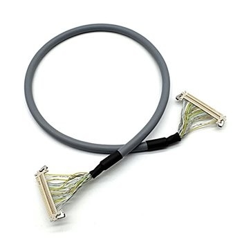 로보틱스 LVDS 배선 장비 0.8 밀리미터 작은 동축 차폐 전기 케이블 조립체