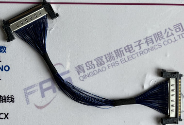 Awg36 200 밀리미터 LVDS 연결기 51은 0.5 밀리미터 코엑스 집회를 고정합니다