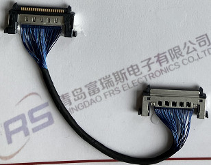 LCD 주도하는 스크린을 위한 41 핀 LVDS 배선 장비 Awg36 한 개의 실드 케이블