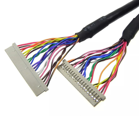 0.3 밀리미터 LVDS 배선 장비 30AWG 20 핀 케이블 노트북 스크린