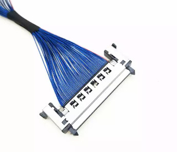 AWG44 0.5 밀리미터 극소 동축 케이블 집회, 170 밀리미터 LVDS 케이블 조립
