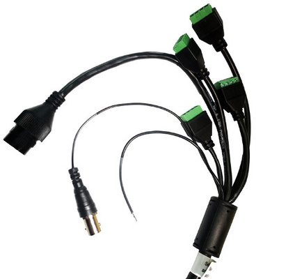 Rj45 카메라 케이블 국회는 100 밀리미터 보안 동축을 방수 처리합니다